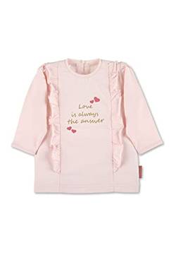 Sterntaler Baby-Mädchen Langarm Rüsche T-Shirt, Rosa, 74 von Sterntaler