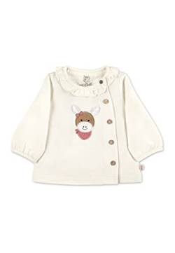 Sterntaler Baby Mädchen Langarmshirt Baby GOTS Langarm-Shirt mit Struktur - Baby Shirt Langarm - mit Esel Applikation und Knopfleiste - beige, 50 von Sterntaler