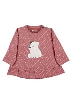 Sterntaler Baby - Mädchen Langarmshirt Baby Langarm-shirt Eisbär Elia, Hellrot, 74 von Sterntaler