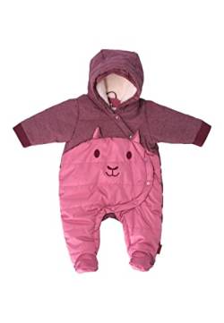 Sterntaler Baby Mädchen Overall Baby Eichhörnchengesicht Overall - Overall Baby - mit Eichhörnchen und asymmetrischer Knopfleiste - pink, 56 von Sterntaler