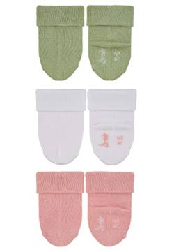 Sterntaler Baby-Mädchen Söckchen 3erPack Uni Bambus Socken, zartrosa, 15-16 von Sterntaler