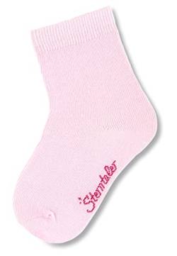 Sterntaler Baby - Mädchen Söckchen Uni Socken, Rosa, 22 EU von Sterntaler