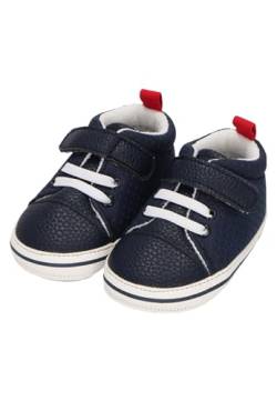 Sterntaler Babyschuh für Jungen Kunstleder - Mit praktischem Klettverschluss und elastischer Schnürung für einfaches An - und Ausziehen - marine, 16 von Sterntaler