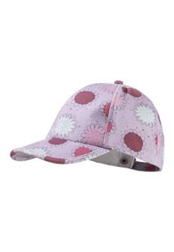 Sterntaler Baseball -Cap Blumen - Basecap Mädchen mit UV 50+ - Schildkappe für Kinder mit Blumendruck aus Flammgarn -Jersey - Basecap für Kinder mit Metall -Schließe zur Größenregulierung- flieder, 57 von Sterntaler