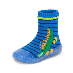 Sterntaler Jungen Adventure-socks Krokodil Hausschuh Socken, Blau, 27-28 EU von Sterntaler