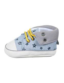 Sterntaler Jungen Baby-Schuh Sneaker, Grau (Rauchgrau 2301911), 20 EU von Sterntaler