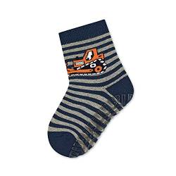 Sterntaler Jungen FLI Soft Bagger Hausschuh-Socken, Marine, 28 von Sterntaler