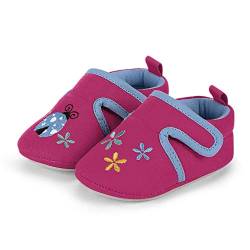 Sterntaler Jungen Mädchen Baby-Krabbelschuh Slipper, Pink (Magenta 745), 16 EU von Sterntaler