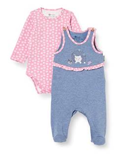 Sterntaler M dchen Strampler-set Strampler Set mit Body Jersey Bl tenmuster und Igel Motiv, Jeans Mel., 62 EU von Sterntaler