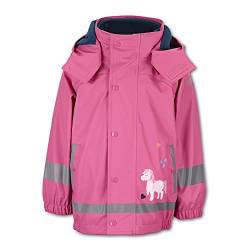 Sterntaler Mädchen Regenjacke Pony mit Innenjacke Regenjacke, Rosa, 86 von Sterntaler