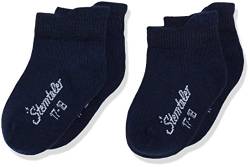 Sterntaler Sneaker-Socken Doppelpack, Alter: 7-8 Jahre, Größe: 34, Dunkelblau (Marine) von Sterntaler