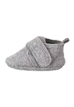 Sterntaler Unisex Baby-Krabbelschuh Slipper, rauchgrau, 17/18 EU von Sterntaler