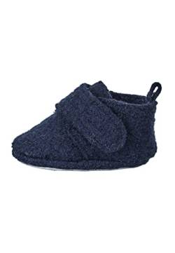 Sterntaler Unisex-Baby Krabbelschuhe Slipper, Marine, 21-22 EU von Sterntaler