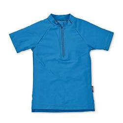 Sterntaler Unisex Baby Kurzarm-schwimmshirt Rash Guard Shirt, Blau, 74-80 von Sterntaler