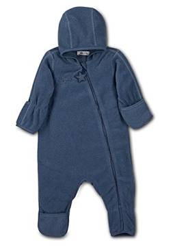 Sterntaler Unisex Baby Overall, Blau (Tintenblau Melange), 62 von Sterntaler