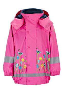 Sterntaler Unisex Baby Regenjacke mit Innenjacke Rain Jacket, Rosa, 104 von Sterntaler