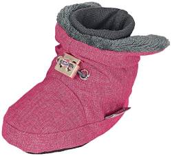 Sterntaler Unisex Baby Schuhe Krabbelschuhe, magenta mel., 15/16 EU von Sterntaler