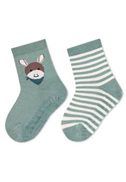 Sterntaler Unisex Kinder GOTS FLI AIR DP Emmi Socken, grün, 26 von Sterntaler