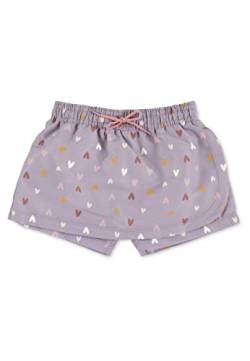 Sterntaler Unisex Kinder Mädchen Badeshort Kinder Badeshorts Herz UV-Schutz 50+ lila, 116 von Sterntaler