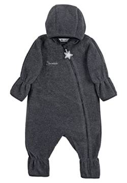 Sterntaler Unisex Kinder Overall Baby Fleece Overall, Anthrazit Meliert, 86 von Sterntaler