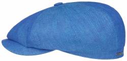 Stetson Hatteras Schiebermütze Fischgrät-Muster 100% Leinen von Stetson