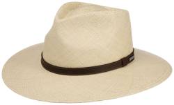 Stetson extra breiter Panama mit Ledergarnitur UV-Schutz 40+ von Stetson