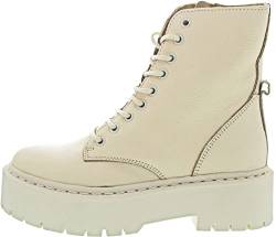 STEVE MADDEN Damen Schnürstiefelette SKYLAR creme 38 von Steve Madden