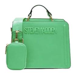 Steve Madden Bevelyn Convertible Crossbody Bag, Green Flare, Einheitsgröße von Steve Madden