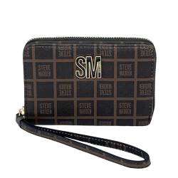 Steve Madden Bjess Geldbörse Wristlet, Braun, Einheitsgröße, Trendy von Steve Madden