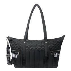 Steve Madden Bwythe Logo Seesack, Schwarz, Steve Madden Damen Seesack von Steve Madden