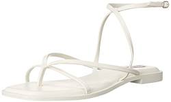 Steve Madden Damen Agree Sandale, Weiss/opulenter Garten, 37 EU von Steve Madden