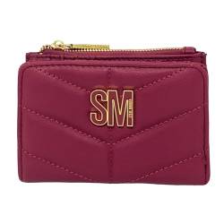 Steve Madden Damen Bolly gesteppte Bifold Geldbörse, Wein, Einheitsgröße, Trendy von Steve Madden