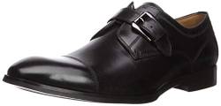 Steve Madden Herren Covet Halbschuhe, schwarzes Leder, 46 EU von Steve Madden