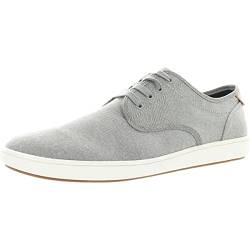 Steve Madden Herren Fenta Modischer Sneaker, Grauer Stoff, 44 EU von Steve Madden