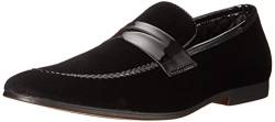 Steve Madden Herren Halbmond Slipper, Black Velvet, 45 EU von Steve Madden