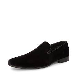 Steve Madden Herren Laight Slipper, Schwarzer Samt, 40 EU von Steve Madden