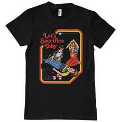 Steven Rhodes Offizielles Lizenzprodukt Let's Sacrifice Toby Herren-T-Shirt (Schwarz), XX-Large von Steven Rhodes