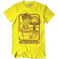 Steven Rhodes Offizielles Lizenzprodukt Science! Herren-T-Shirt (Gelb), Medium von Steven Rhodes
