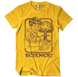 Steven Rhodes Offizielles Lizenzprodukt Science! Herren-T-Shirt (Gold), XX-Large von Steven Rhodes