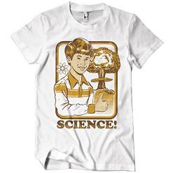 Steven Rhodes Offizielles Lizenzprodukt Science! Herren-T-Shirt (Weiß), Medium von Steven Rhodes