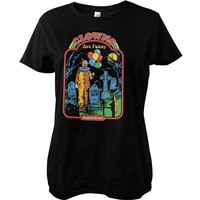 Steven Rhodes T-Shirt Clowns Are Funny Girly Tee von Steven Rhodes