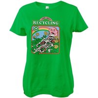 Steven Rhodes T-Shirt Learn About Recycling Girly Tee von Steven Rhodes