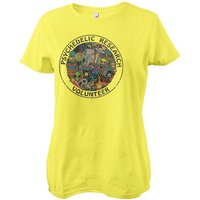 Steven Rhodes T-Shirt Psychedelic Research Volunteer Girly Tee von Steven Rhodes