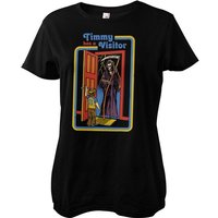 Steven Rhodes T-Shirt Timmy Has A Visitor Girly Tee von Steven Rhodes