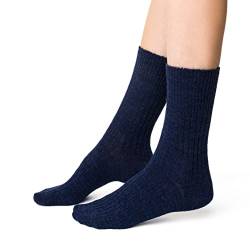 Wollsocken Für Damen und Herren, 9% Alpaka socken, Warm und Bequem Unisex-Wadensocken, Thermoeffekt, Hausschuhe Und Socken Zum Wandern, Socken Zum Schlafen - 1 pair - 35-37 von Steven