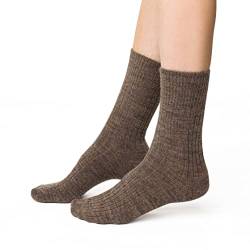 Wollsocken Für Damen und Herren, 9% Alpaka socken, Warm und Bequem Unisex-Wadensocken, Thermoeffekt, Hausschuhe Und Socken Zum Wandern, Socken Zum Schlafen - 1 socken - 41-43 von Steven