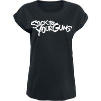 Stick To Your Guns T-Shirt - Logo - S bis XXL - für Damen - Größe L - schwarz  - Lizenziertes Merchandise! von Stick To Your Guns