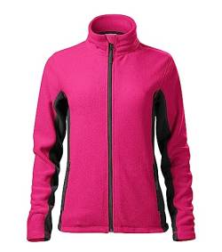 Stickerworld24 Frosty 528 Fleece Damen Outdoor Jacke Fleecejacke Damen Leichte Übergangsjacke Frühling Herbst Farbe Purpur, Größe XS von Stickerworld24