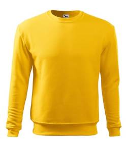 Stickerworld24 Sweatshirt für Herren und Kinder - ESSENTIAL406 - Pullover Sweater ohne Kapuze Farbe Gelb, Größe 2XL von Stickerworld24