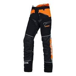 Stihl 00883420452 Bundhose mit Schnittschutz schw./warnor./Silber M von Stihl